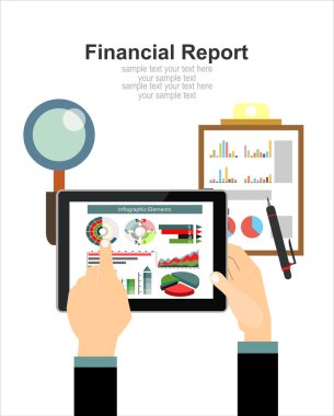 İş mali rapor kavramı