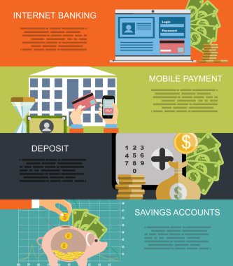 Mobil ödeme, internet bankacılığı, iş 