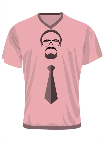 Mannen t-shirt design — Stockvector