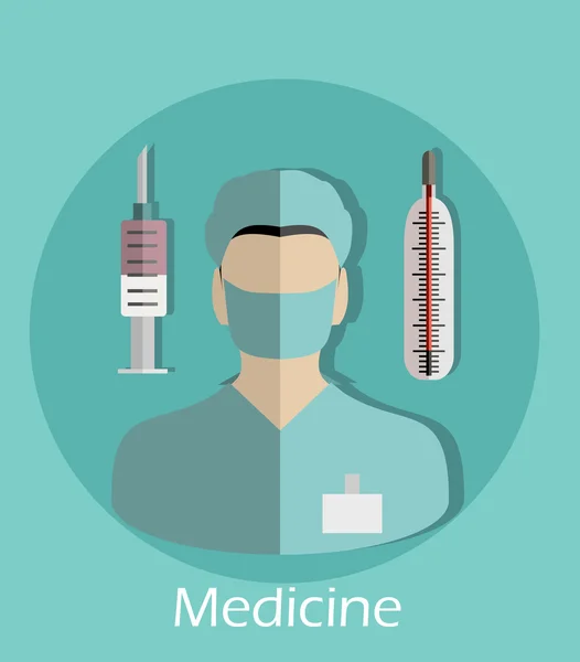 Médecine services de santé concept — Image vectorielle