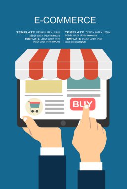 E-ticaret iş kavramı