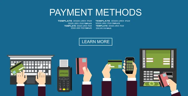 Concepts for Payment Methods — Διανυσματικό Αρχείο