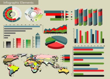 Dünya Haritası ve Bilgi Grafikleri