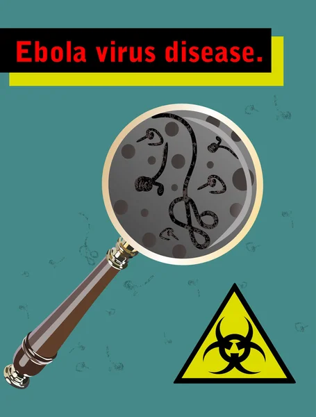 Вирусы Эболы . — стоковый вектор