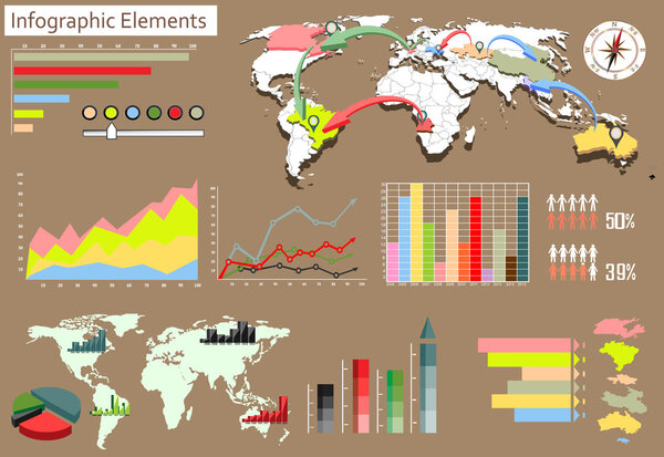 Карта мира и информационная графика