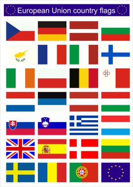 Avrupa Birliği ülke bayrakları