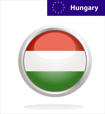 Macaristan bayrağı düğmesi