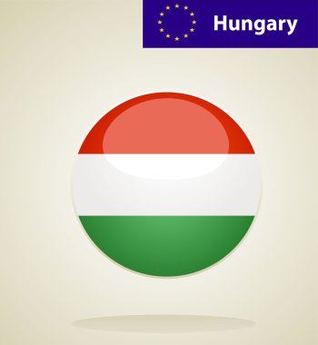 Macaristan bayrağı düğmesi