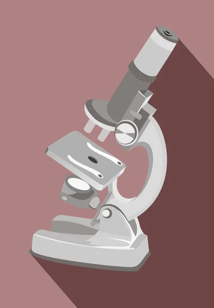 Оптический научный микроскоп — стоковый вектор
