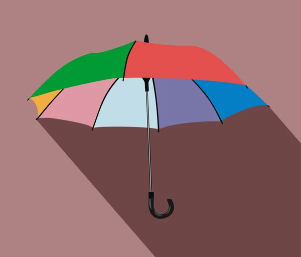 Κλασικό άνοιξε ομπρέλα — Διανυσματικό Αρχείο