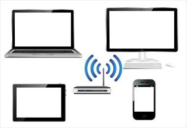 Wi fi yönlendirici arka plan