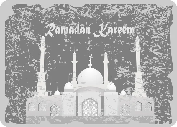 रमजान केरेम ग्रीटिंग कार्ड — स्टॉक व्हेक्टर