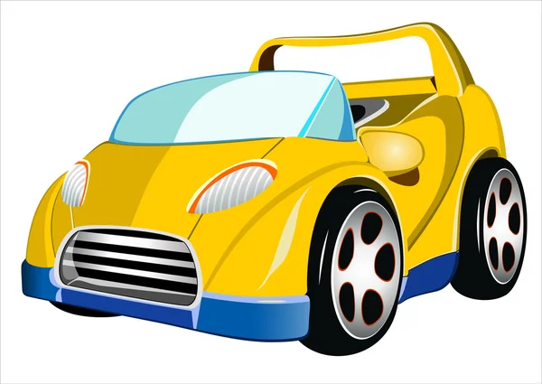 Desenhos animados coloridos carro esporte —  Vetores de Stock