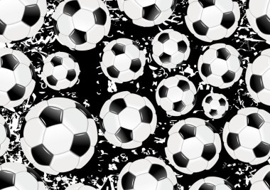 Futbol topları desen