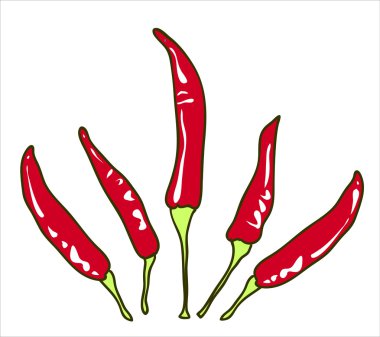 kırmızı biber arka plan