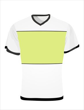 Erkek T-shirt şablon baskı ile