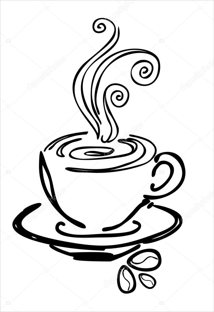Cup of coffee  background