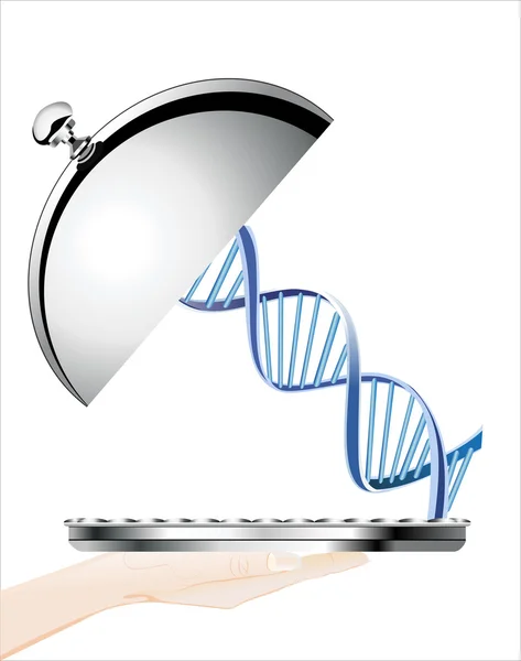 Abstracte Molecules van Dna — Stockvector