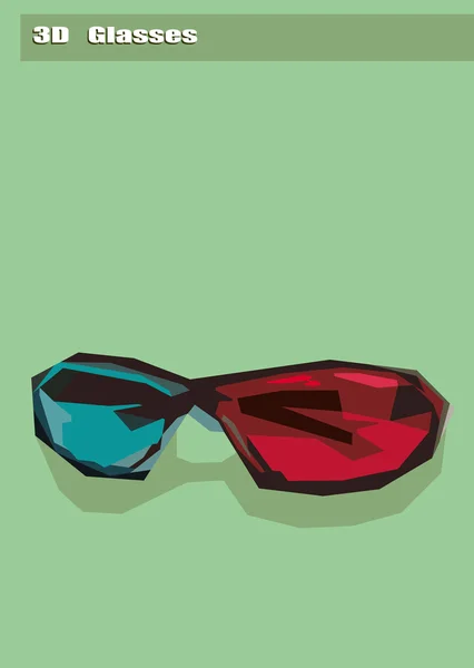 Lunettes abstraites signe — Image vectorielle