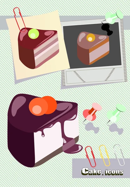 蛋糕无缝背景 — 图库矢量图片