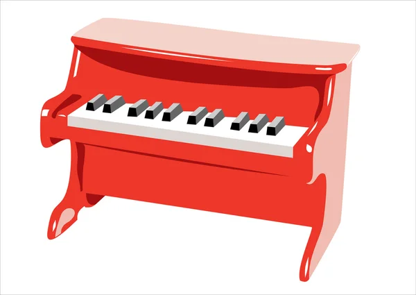 Fond abstrait de piano — Image vectorielle