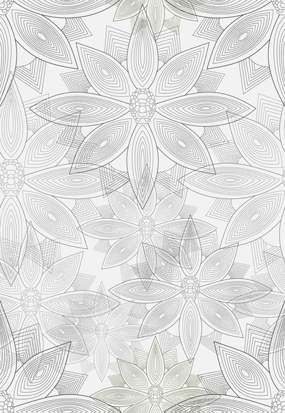 Seamless flowers pattern — Stock Vector