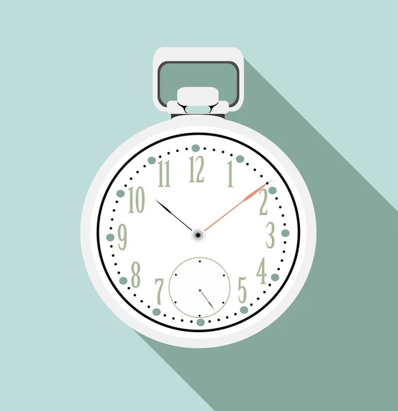 Reloj retro abstracto — Vector de stock