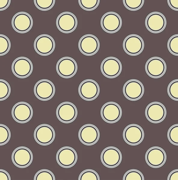 Polka stippen naadloos patroon — Stockvector