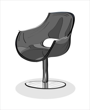 Bar sandalye illüstrasyon