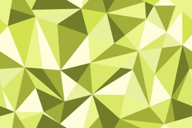 geometrik çokgen yeşil desen