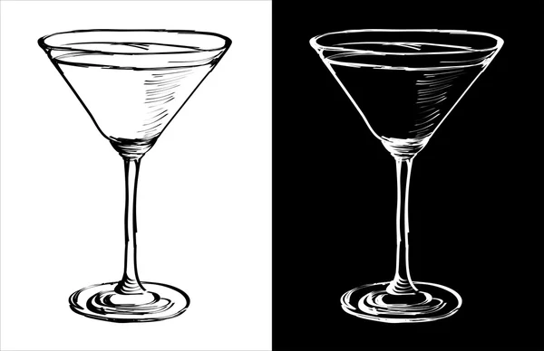 Эскизный коктейль — стоковый вектор