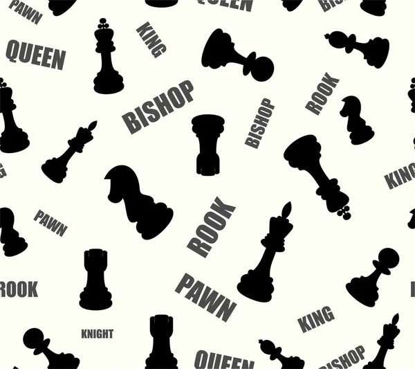 様式化されたチェスの数字 — ストックベクタ