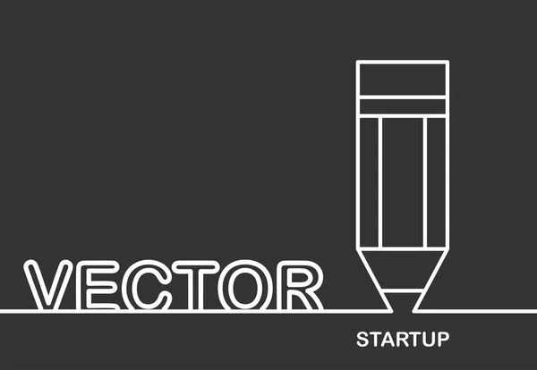 Kreative Start-up-Illustration. — Stockvektor