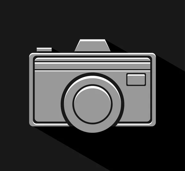 Modern photo camera icon — Stock Vector