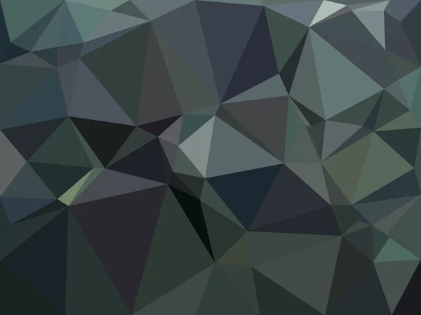 Fond polygonal abstrait noir — Image vectorielle