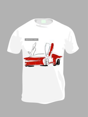 erkek t-shirt tasarım şablonu.