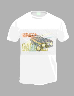 erkek t-shirt tasarım şablonu.