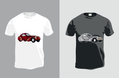 Adam t-shirt tasarım şablonu.