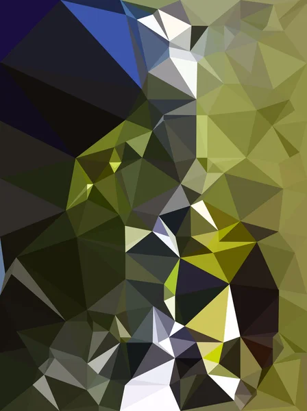 緑の多角形の背景 — ストックベクタ