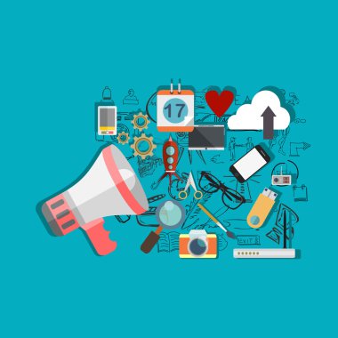 concept for business plan icons