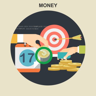 para düz tasarımı çizimi.