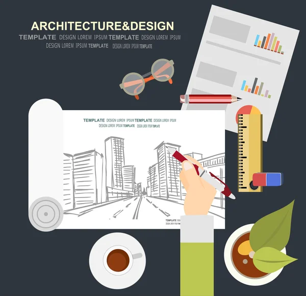 Projet architecture et design — Image vectorielle