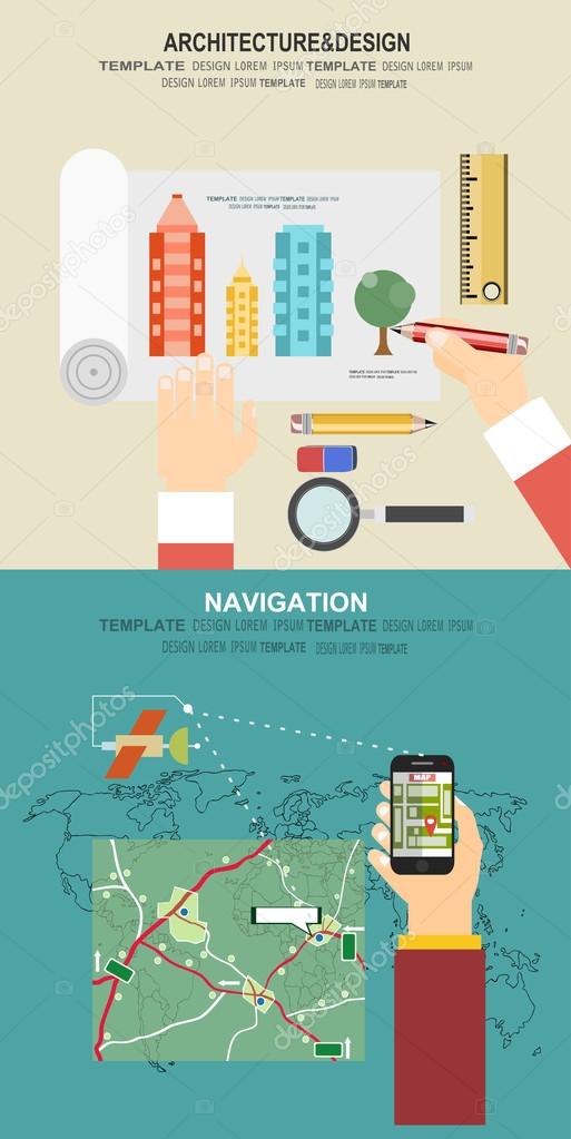 Architecture and mobile navigation concept