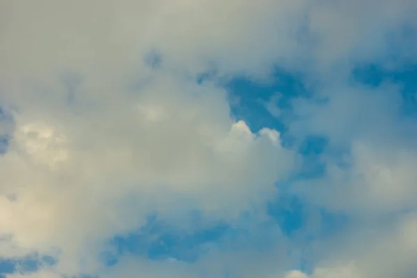 Természetes Háttér Kék Fehér Felhők — Stock Fotó