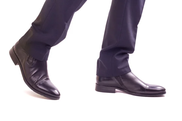 Бизнесмен ходит ногами Стоковая Картинка
