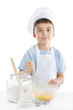 Şef çocuk portresi