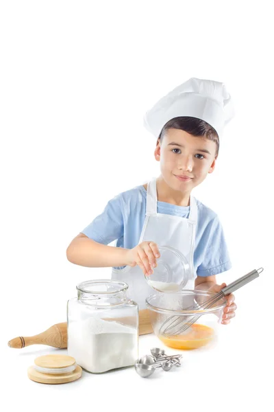 Portret chłopca, kucharz — Zdjęcie stockowe