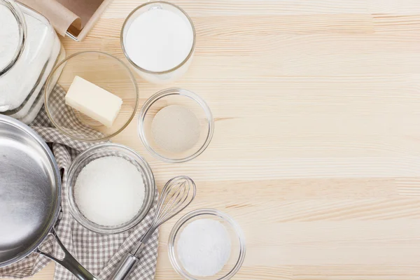 Ingredientes para panificação — Fotografia de Stock