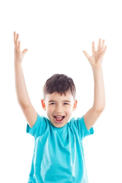 Pequeño niño lindo feliz —  Fotos de Stock