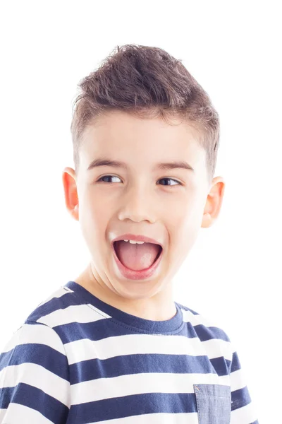 Cute playful boy — Stock Photo, Image